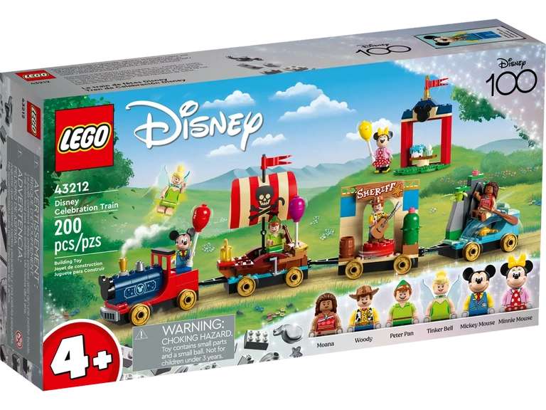 LEGO Disney: Disney Celebration Train 4+ Set 43212 at checkout free C&C