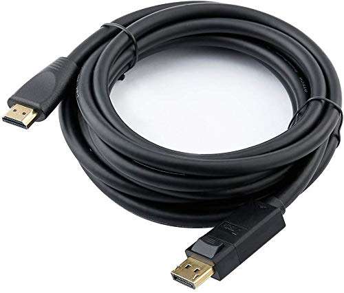 DisplayPort to HDMI Cable 3m 4K 1080p - £3.09 at Amazon
