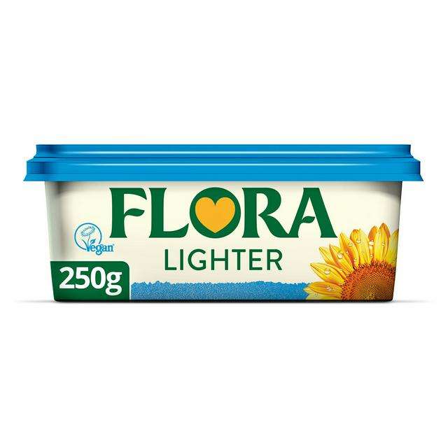 Flora Lighter Vegan Spread 250g £1 @ Sainsburys