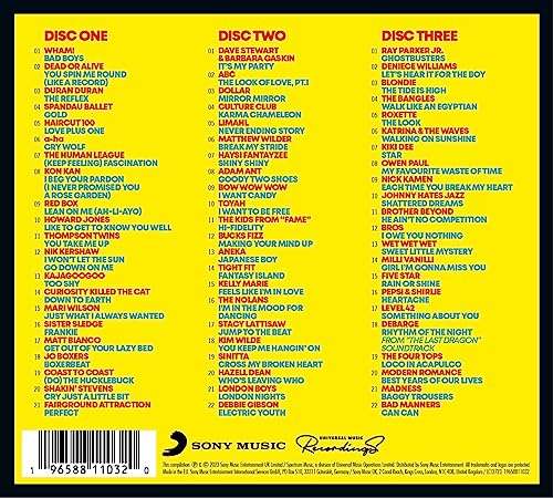 The Hits Album - The 80'S Pure Pop Album Box Set Various 3CD