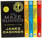 Maze Runner Series James Dashner 5 Books Collection Set Pack Paperback - £12.99 @ Amazon