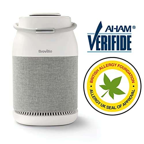 Breville 360° Light Protect Air Purifier, True H13 HEPA Filter for rooms up to 16m2 - £55.18 @ Amazon