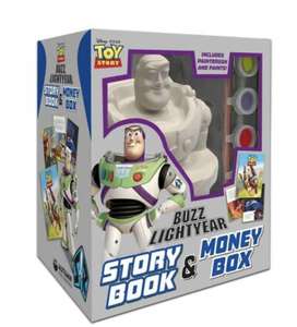 Toy Story Buzz Lightyear: Story Book & Money Box/The Hulk/Belle £6 + £1.99 collection @ The Works
