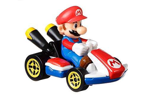 Hot Wheels GBG26 Mario Kart 1:64 Die-Cast Mario with Standard Kart Vehicle £4.69 @ Amazon