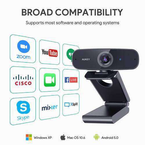AUKEY PC-W3 Impression 1080p Webcam £12.49 delivered @ MyMemory