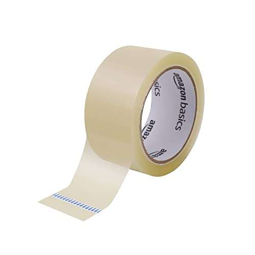 Amazon Brand Packaging Tape, 48mm x 66m, 1.8mil Thickness (6-Roll), Clear - £4.61 @ Amazon