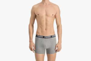 PUMA Men's Boxer Shorts Grey Size 20 £6.77 @ Amazon