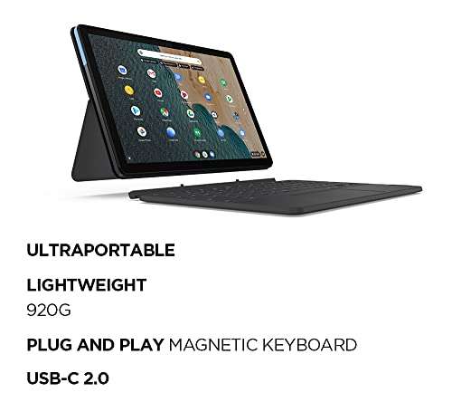 LENOVO IdeaPad Duet 3 11" 2 in 1 Chromebook - Qualcomm Snapdragon, 128 GB eMMC, Grey - £299.99 at Amazon