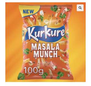 12 x Kurkure Masala Munch Dal, Corn & Rice 100g Snack Pots - £1.99 (+£1 Delivery) - BBE 10/07/22 @ Discount Dragon