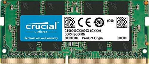 Crucial 32GB DDR4 (1x32GB) 3200MHz SODIMM Laptop Memory - £59.20 (cheaper with fee-free card) @ Amazon Germany