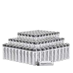 Amazon Basics 150-Pack AA Alkaline Industrial Batteries, 1.5 Volt, 5-Year Shelf Life. Same price for AAA