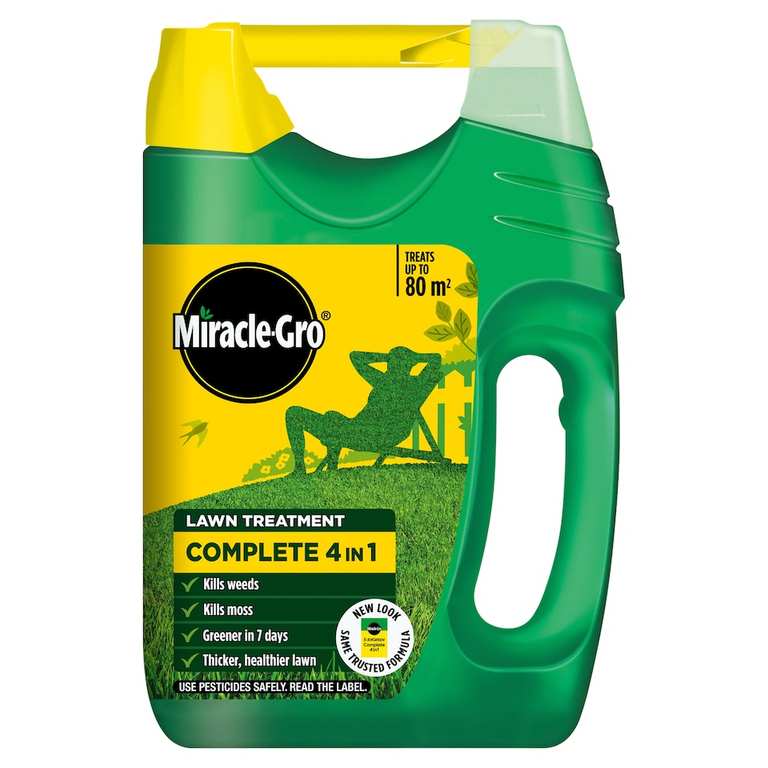 Miracle-Gro Evergreen Complete 4 in 1 80SQM Spreader 2.8KG