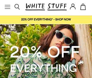 20% Off Everything (Free C&C) - Excludes Charity, Branded and Sale (Auto Applied) @ White Stuff
