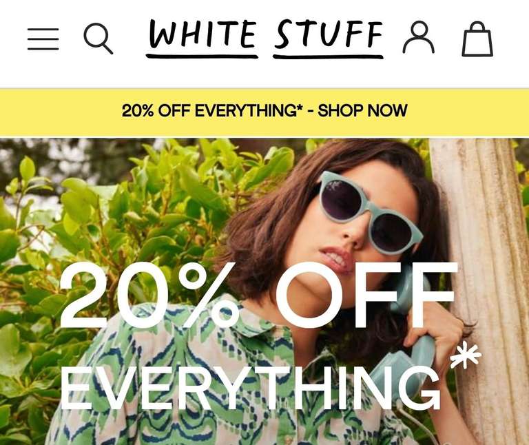 White Stuff 20% Off Everything (Free C&C)