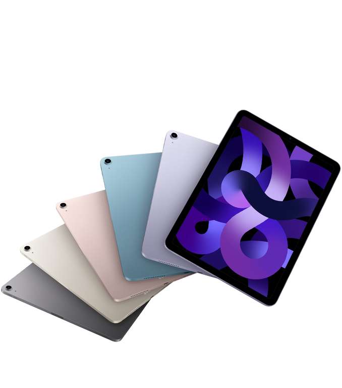 iPad Air 64gb latest 5th Gen (2022) M1 processor - Space Grey & Blue £569 @ Currys