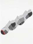 3 Pack - Men’s Striped Cushion Sole Trainer Socks (Sizes 6-12) - Free C&C