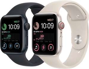 Apple Watch SE (2nd Generation) GPS, 40mm, Regular, Starlight / Midnight Smart Watch