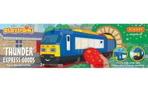 Hornby Playtrains Thunder Express Goods Battery Operated Train Pack £19.8 @ Amazon