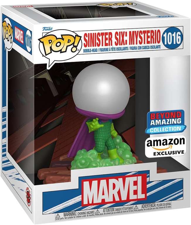 Funko POP! Deluxe: Marvel Sinister 6- Mysterio - Marvel Comics - Amazon Exclusive - Collectable Vinyl Figure