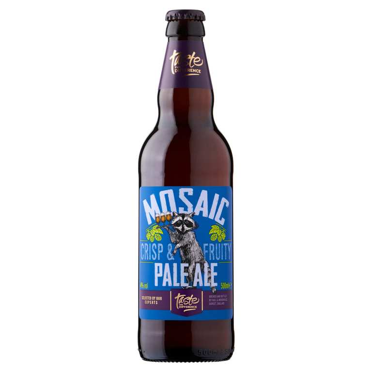 Taste the difference mosaic pale ale 500ml bottle instore Gloucester Docks