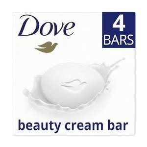 Dove Original Beauty Bar with ¼ moisturising cream soap (Each Pack 4x90g) (£1.52 Each, Minimum Qty 4 Packs, 16 Bars In Total)