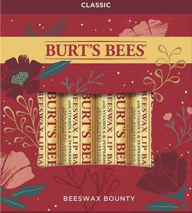 Burt's Bees Beeswax Bounty Classic Lip Balm Gift Set, 4 pack. £5.84 (+£4.49 non-prime) @ Amazon