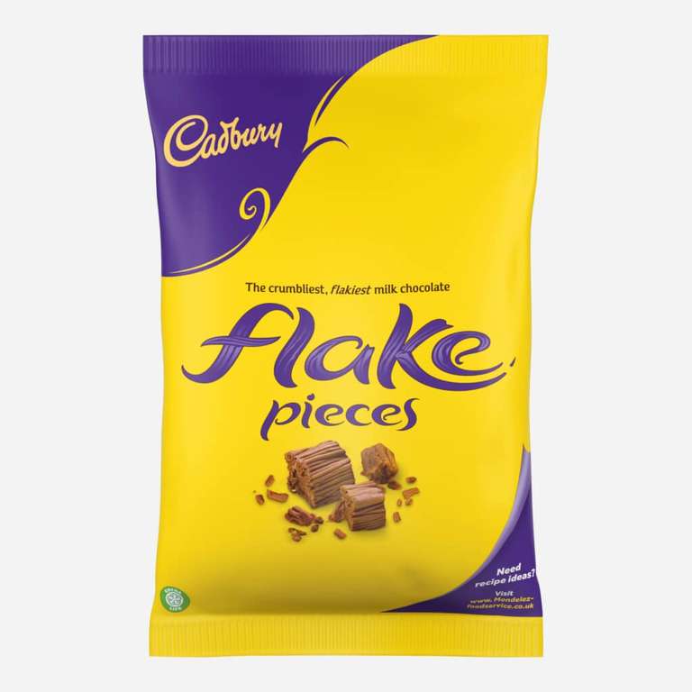 Cadbury Flake Pieces - large 500g bag (minimum order £30 for free delivery) - Minimum Best Before: 31/05/2024