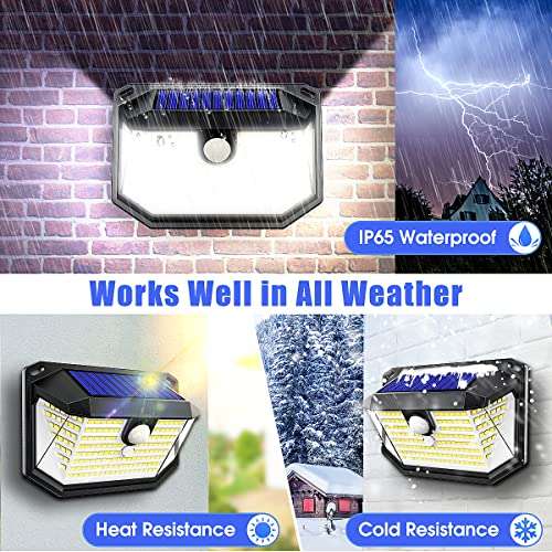 (6 Pack) Solar Security Lights Outdoor Motion Sensor 178 LED IP65 Waterproof £26.00 Delivered (With Voucher) Sold By Lizhu Chen mo FB Amazon