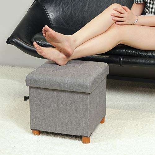 Bonlife Grey Folding Ottoman Storage £21.97 Dispatches from Amazon Sold by Bella&Leo
