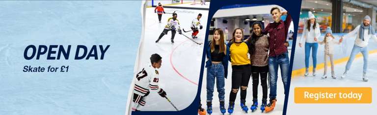 £1 Ice Skating sessions at new Olympic-sized rink on Sat 17th June at Lee Valley Ice Centre near Hackney in London @ Better