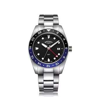 Rotary Mens Stainless Steel Bracelet 