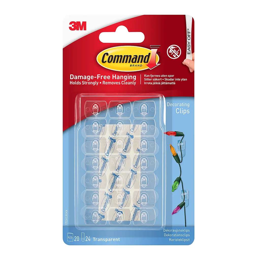 Pack of 20 Command Clear Clips and Strips - Instore Cribbs Causeway ...