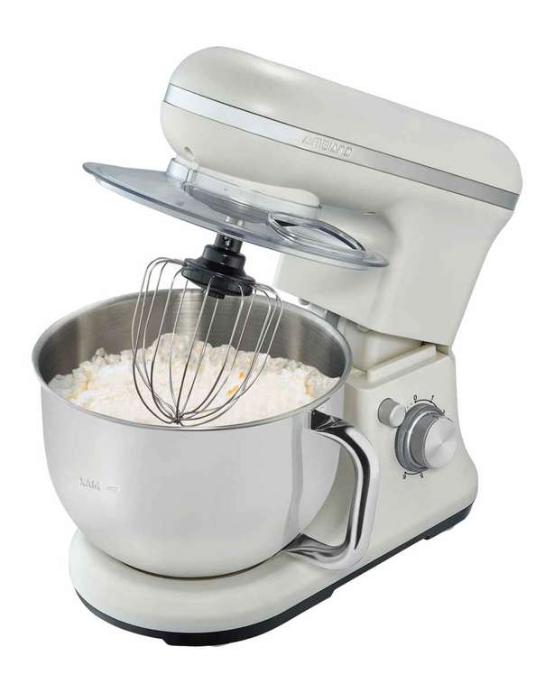 Ambiano Stand Mixer 800W, 5L Grey + 3 Year Warranty - £29.99 + £2.95 delivery (free del £30 spend - UK Mainland) @ Aldi