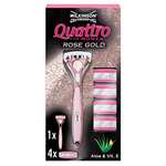 Wilkinson Sword - Quattro For Women | Razor + 5 Blade Refills : £9.99 (£9.49 on Subscribe & Save) Dispatched By Amazon, Sold By Merry Melly