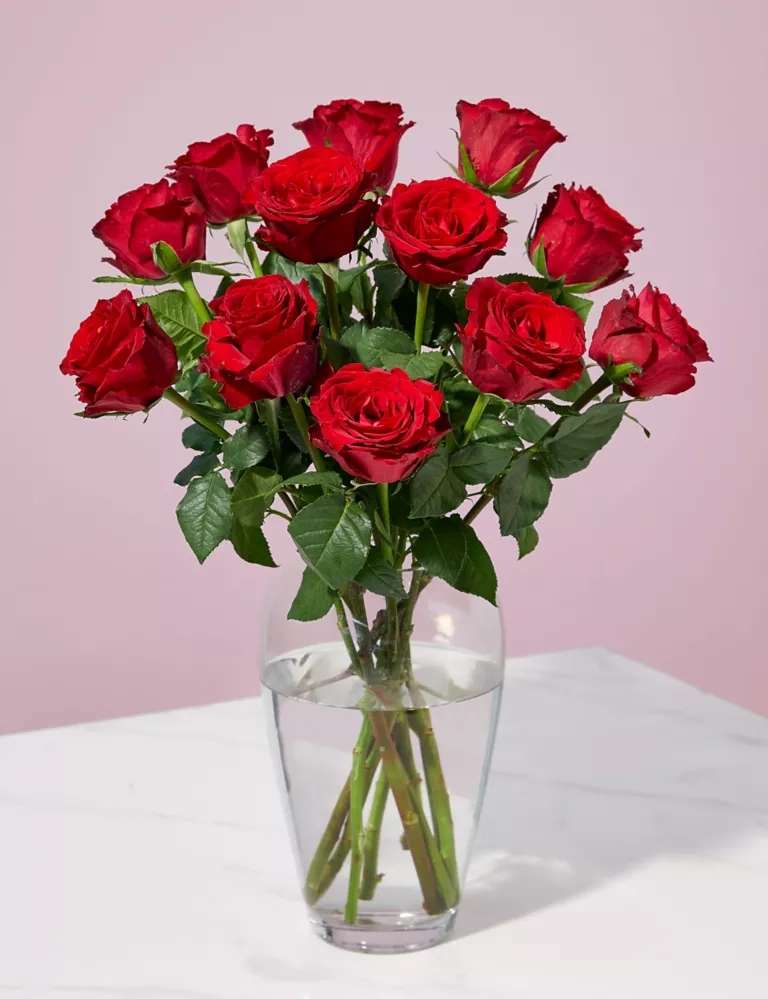 Valentine's Dozen Red Rose Bouquet (Delivery from 09/02/24) | hotukdeals