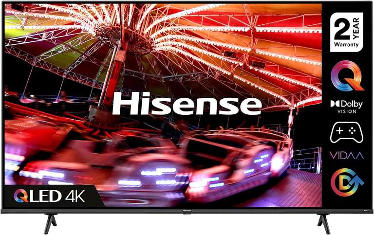 Hisense 50E7HQTUK QLED Gaming Series 50-inch 4K UHD Dolby Vision HDR Smart TV - £352 @ Amazon