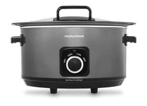 Morphy Richards Sear & Stew 6.5L Hinged Lid Slow Cooker 3 Year Warranty