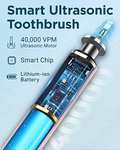 Sonic Electric Toothbrush with 8 Brush Heads, One Charge for 60 Days, IPX7 Waterproof, 5 Modes with 2 Minutes Build in Smart Timer