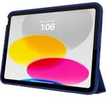 OtterBox Folio Series Case for iPad 10th gen, Shockproof, Drop proof, Ultra-Slim Protective Folio Case, Blue
