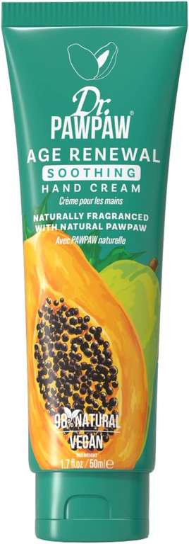 Dr Pawpaw Age Renewing Hand Cream 50ml £1.99 Each Instore @ Home Bargains Telford