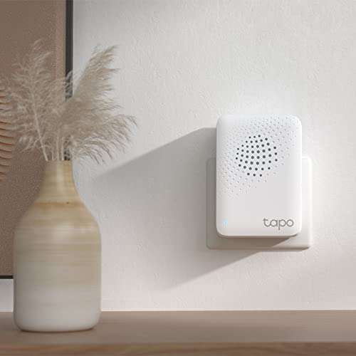 Tapo Smart Hub with Chime, Work with Tapo Smart Switch, Button and Sensor, Connect Up to 64 Device, 19 Ringtone Options, No Wiring Required