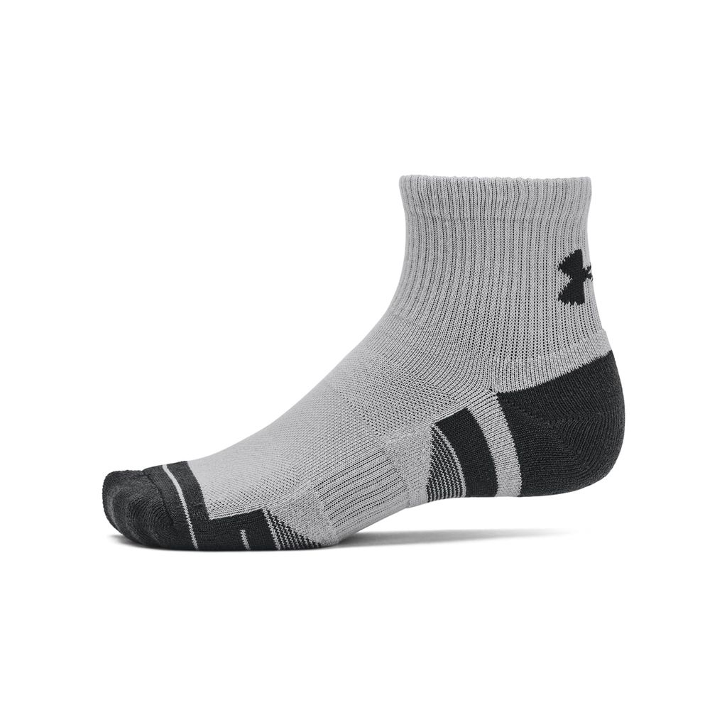 Under Armour Unisex Performance Tech Socks 3pk Grey M/L/XL