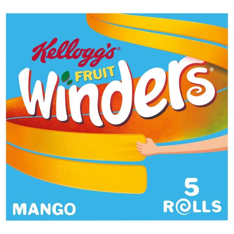 Kellogg's Fruit Winders Mango Rolls 5x £1.25 (FREE via cash back Checkoutsmart) @ Asda