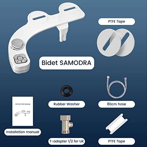 Bidet Attachment for Toilet UK,Samodra 8.0 Spa Bidet Toilet Seat Attachment £32.89 Dispatches from Amazon Sold by Samodra-EU