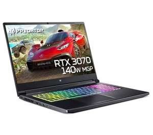 ACER Predator Helios 300 17.3" Gaming Laptop - Intel Core i9, RTX 3070, 1 TB SSD - £1299 @ Currys