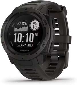 Garmin Instinct Rugged GPS Watch - Graphite - Refurb £69.99 / £55.99 delivered with account specific code @ trays_trackers / eBay