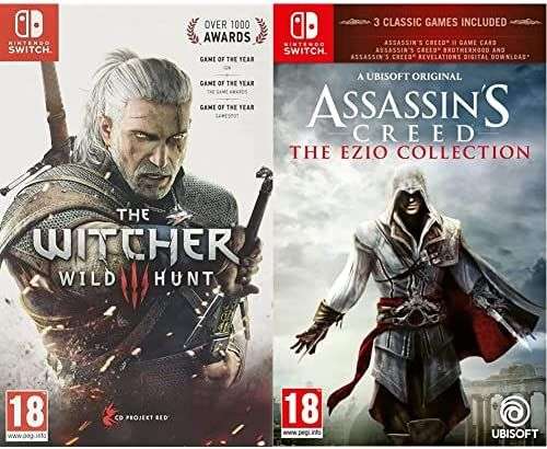 The Witcher 3 (Base Game) & Assassin's Creed: The Ezio Collection (Nintendo Switch) - £50.94 @ Amazon