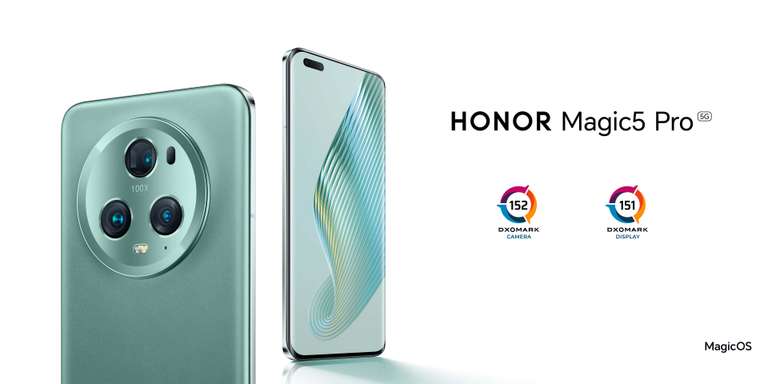Honor Magic5 Pro 512GB 12GB 5G Smartphone + Choice Of Free Gift Including Honor Pad X8 Tablet - £800.99 With Code @ Honor UK