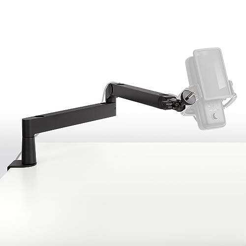 Elgato Wave Mic Arm - Premium Low Profile Microphone Arm with Cable Management Channels, Desk Clamp, Versatile Mounting and Fully Adjustable