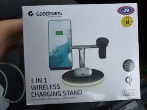 Goodmans 3in1 wireless charging stand instore Coventry Road
